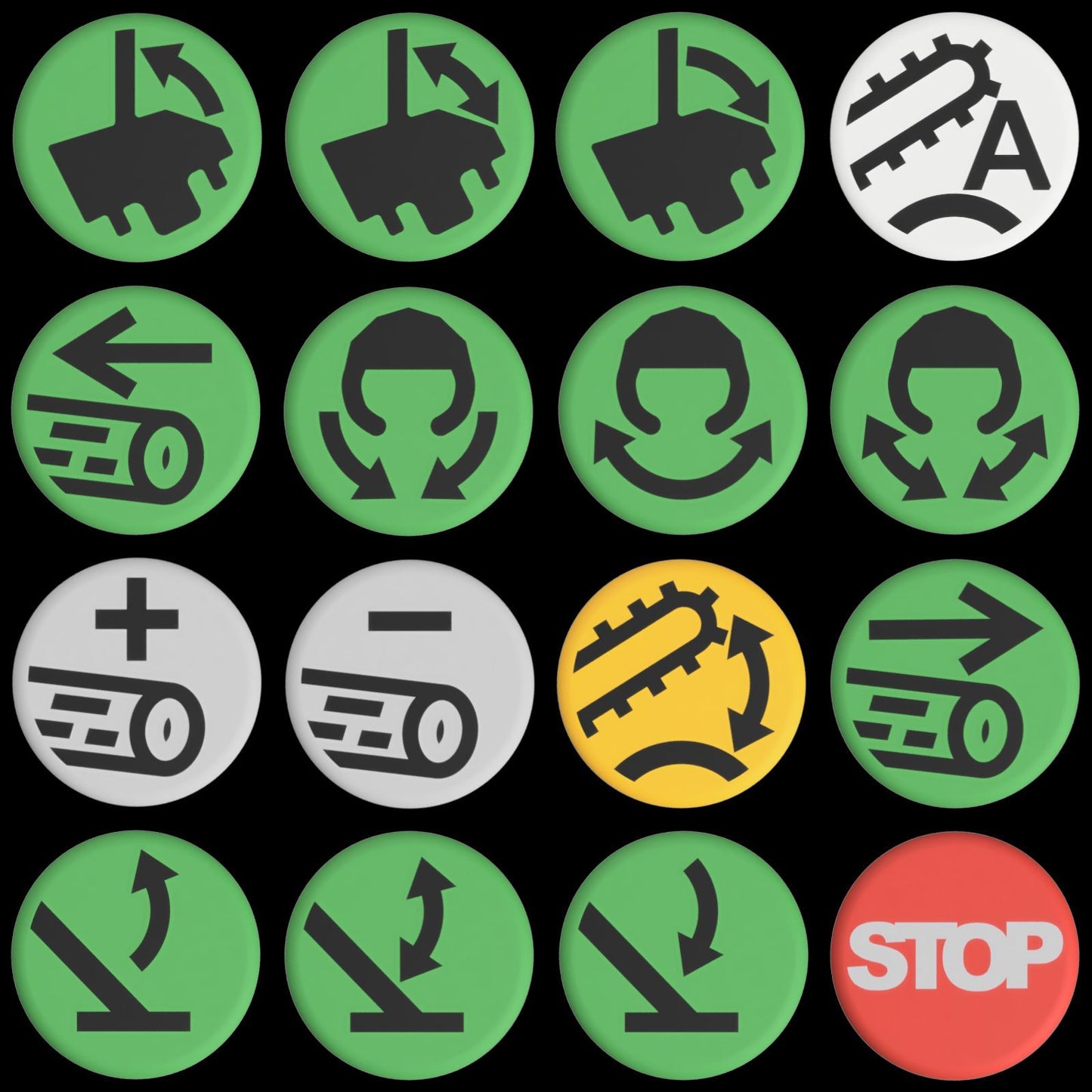Piktobuttons - Forst Pack