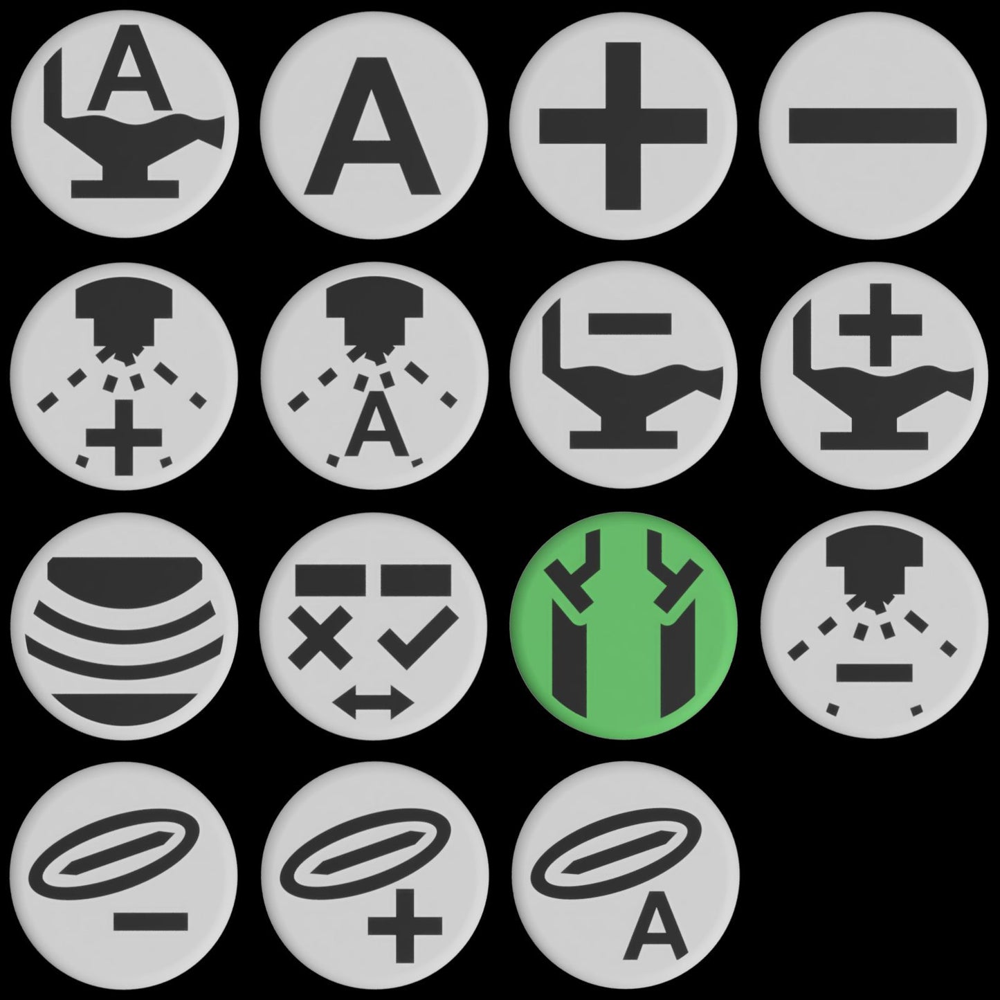 Piktobuttons - Precision Farming/Proseed Pack